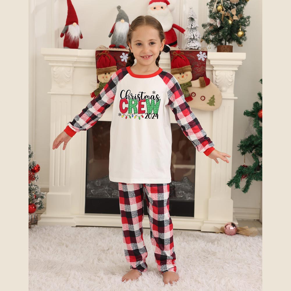 Christmas Crew 2024 Matching Dog And Owner Pajamas Christmas Crew 2024 Matching Dog And Owner Pajamas