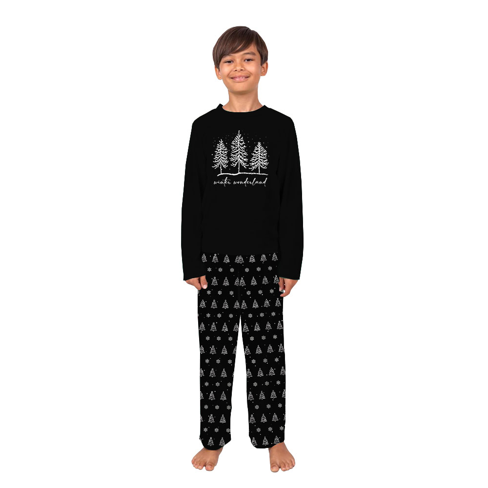 Matching Family Winter Wonderland Christmas Pajamas Matching Family Winter Wonderland Christmas Pajamas