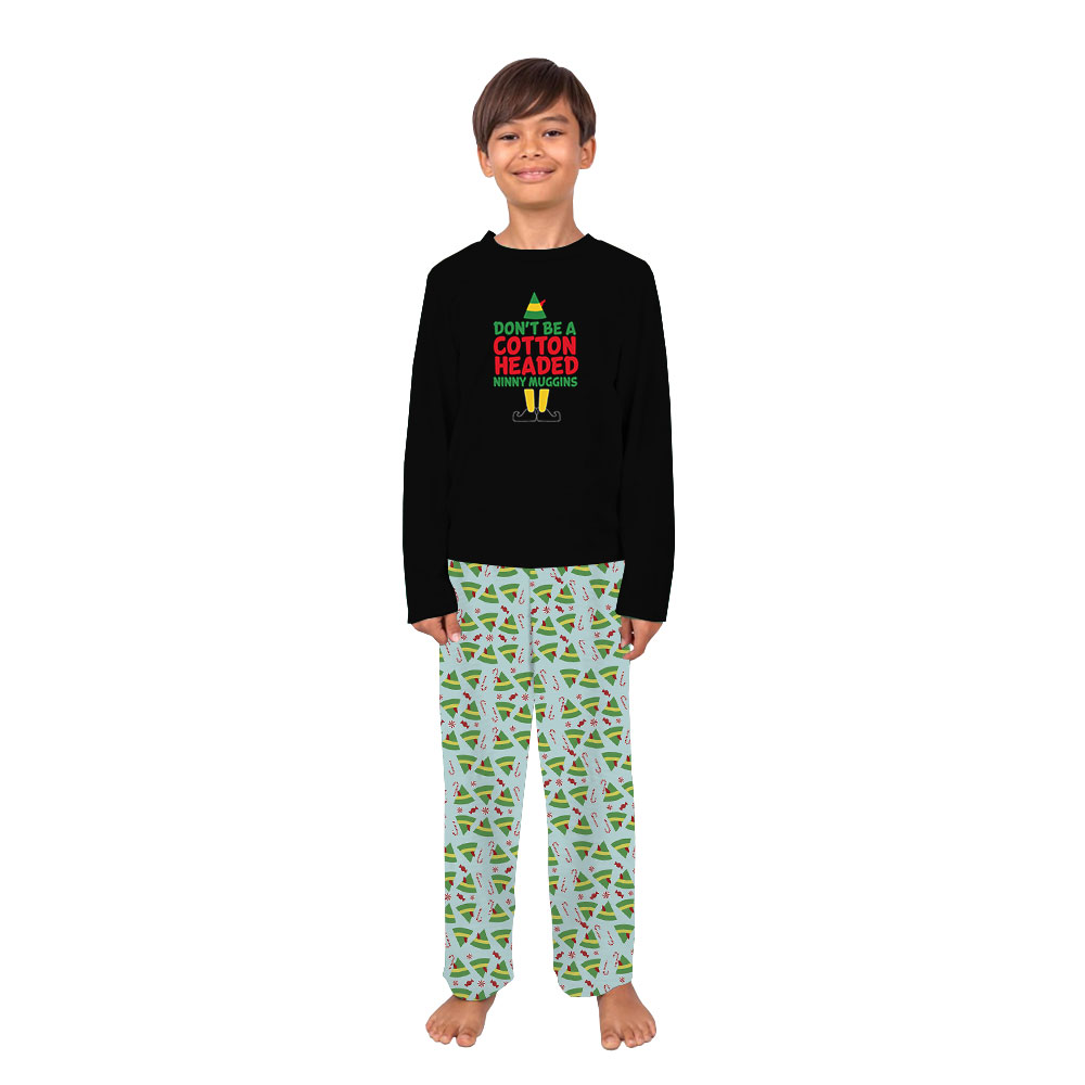 Customizable Funny Matching Elf Themed Christmas Pajamas Customizable Funny Matching Elf Themed Christmas Pajamas