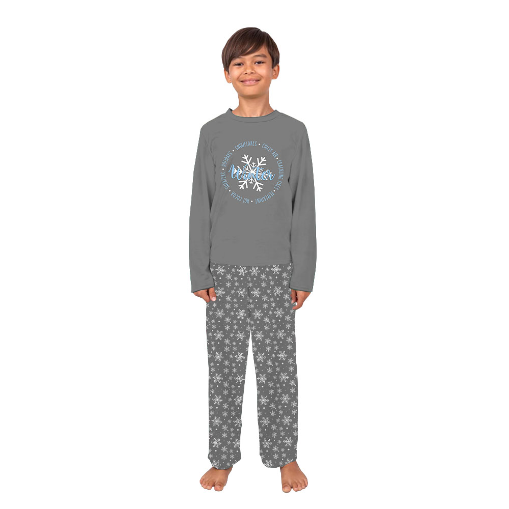 Matching Family Winter Pajamas Including Plus Size
