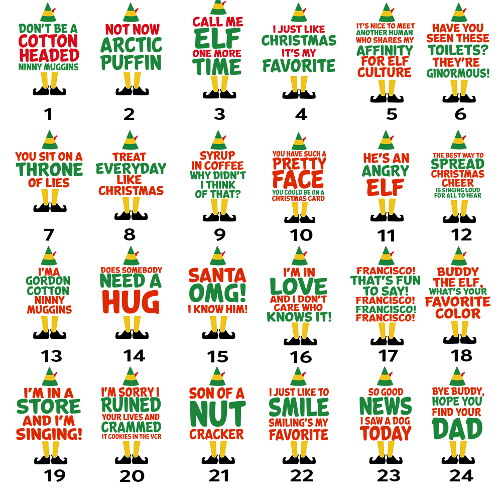 Customizable Funny Matching Elf Themed Christmas Pajamas Customizable Funny Matching Elf Themed Christmas Pajamas