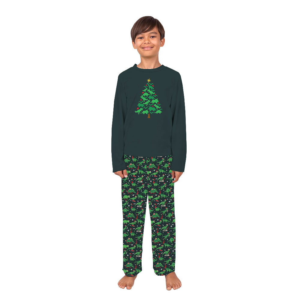 Matching Christmas Dinosaur Pajamas For Adults And Kids Matching Christmas Dinosaur Pajamas For Adults And Kids