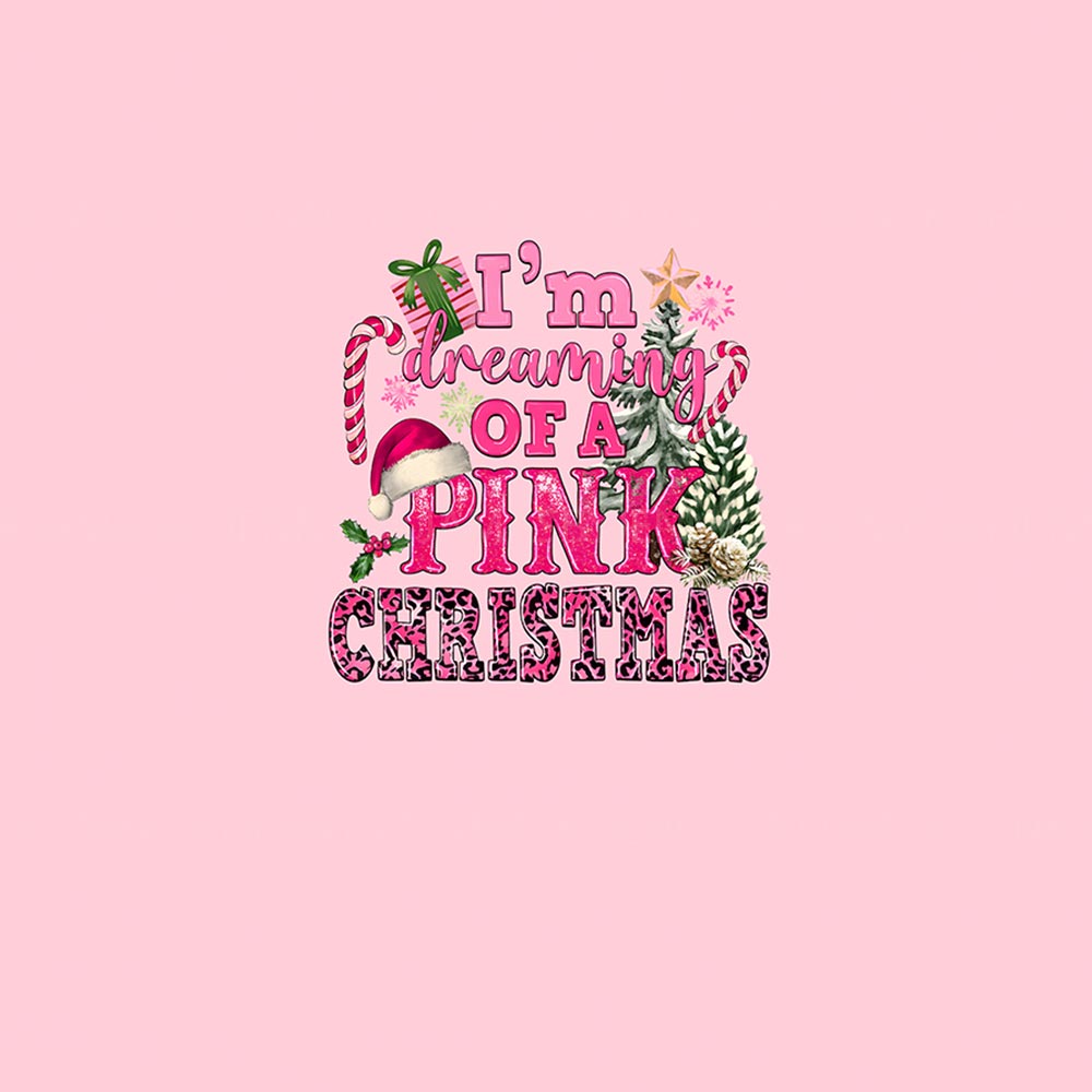 Pink Matching Family Pajamas Saying I'm Dreaming Of A Pink Christmas Pink Matching Family Pajamas Saying I'm Dreaming Of A Pink Christmas