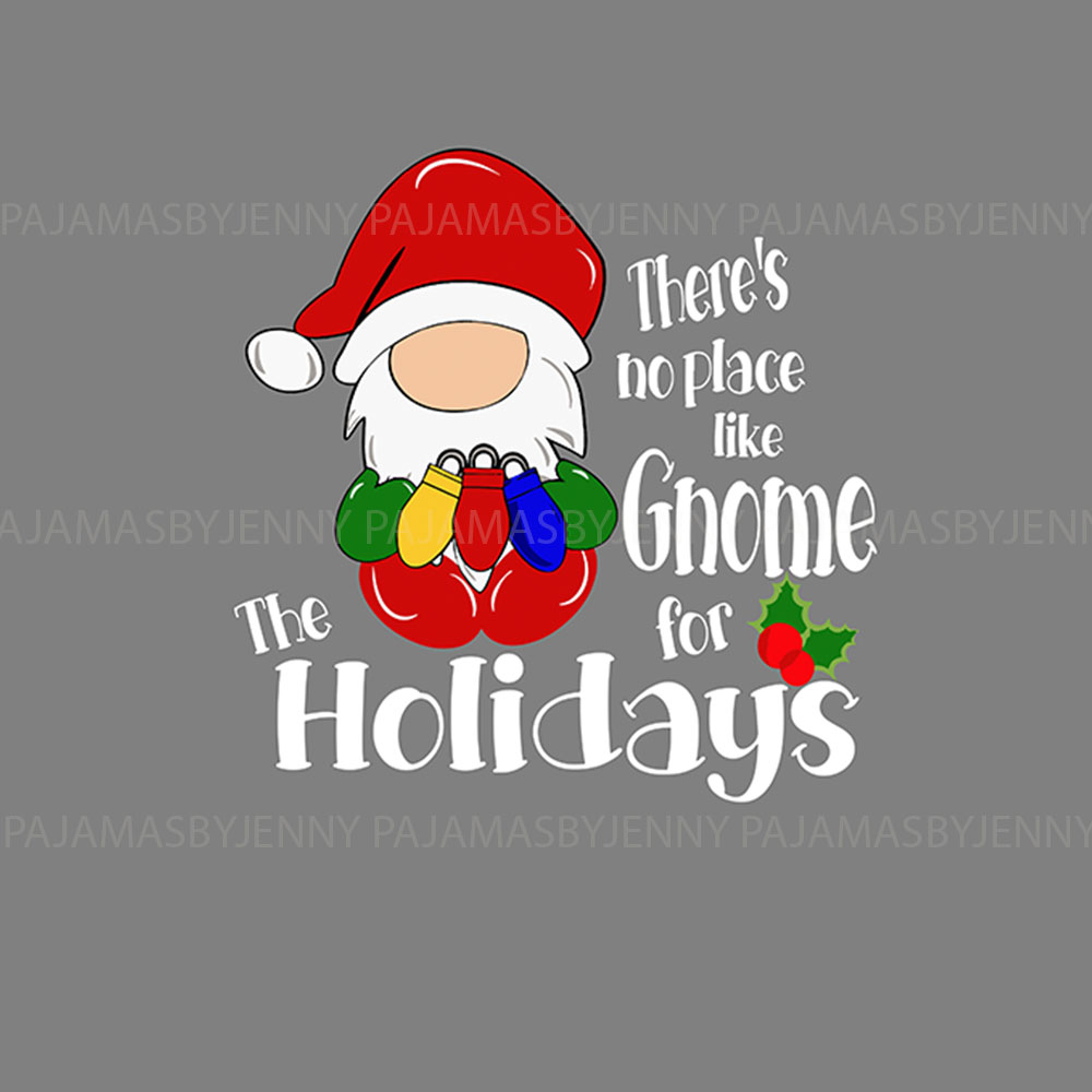 No Place Like Gnome Holiday Pajamas With Plus Size No Place Like Gnome Holiday Pajamas With Plus Size