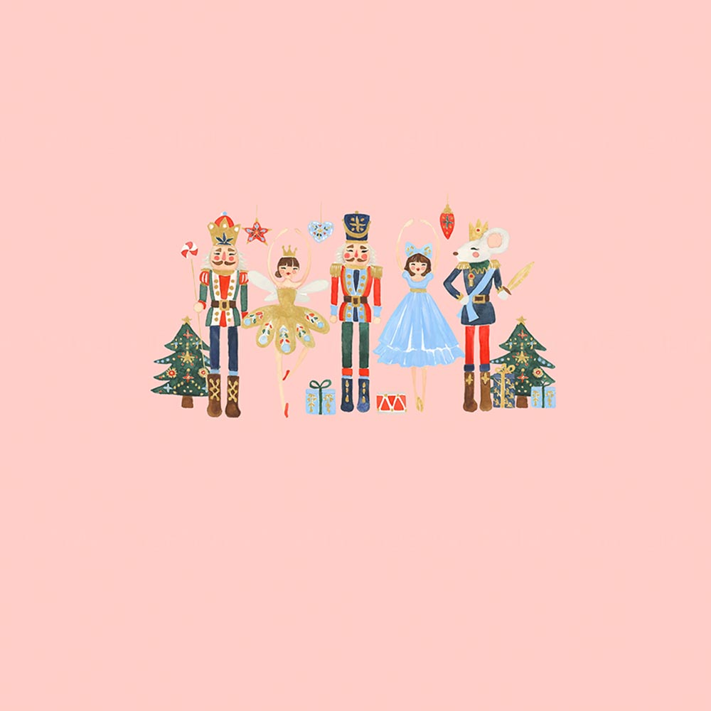 Cute Nutcracker Family Dog And Owner Matching Christmas Pajamas Pink Cute Nutcracker Family Dog And Owner Matching Christmas Pajamas Pink