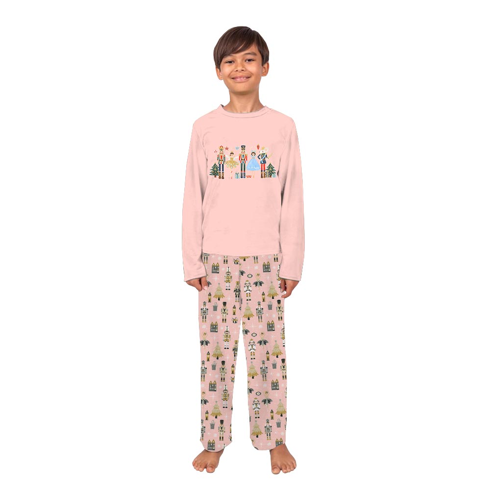 Cute Nutcracker Family Dog And Owner Matching Christmas Pajamas Pink Cute Nutcracker Family Dog And Owner Matching Christmas Pajamas Pink