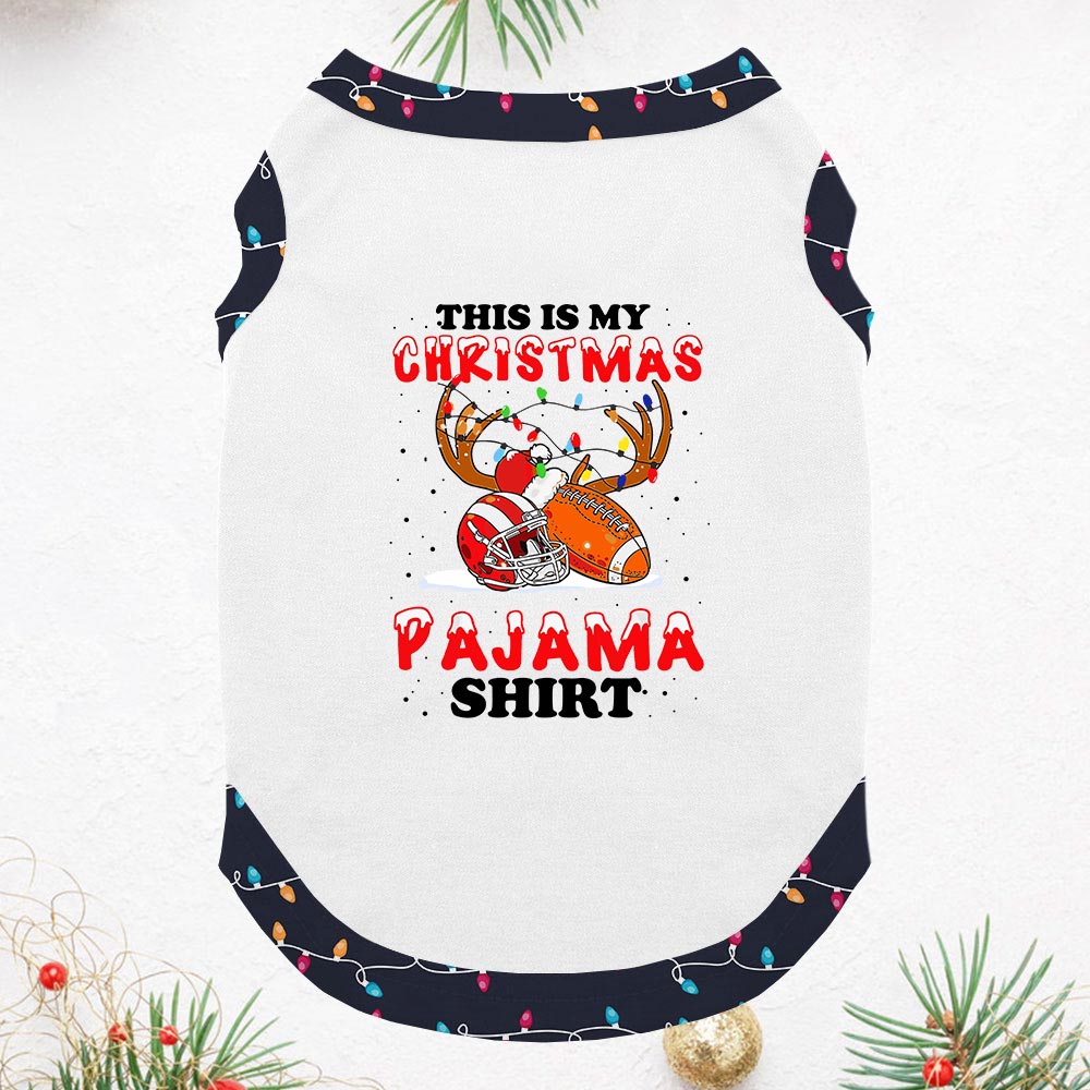This Is My Christmas Pajama Shirt Short Sleeve Matching Holiday Pajamas This Is My Christmas Pajama Shirt Short Sleeve Matching Holiday Pajamas