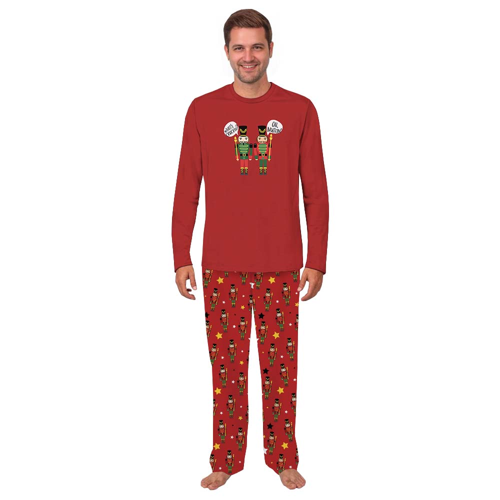Funny Nutcracker Family Matching Pajamas With Dog
