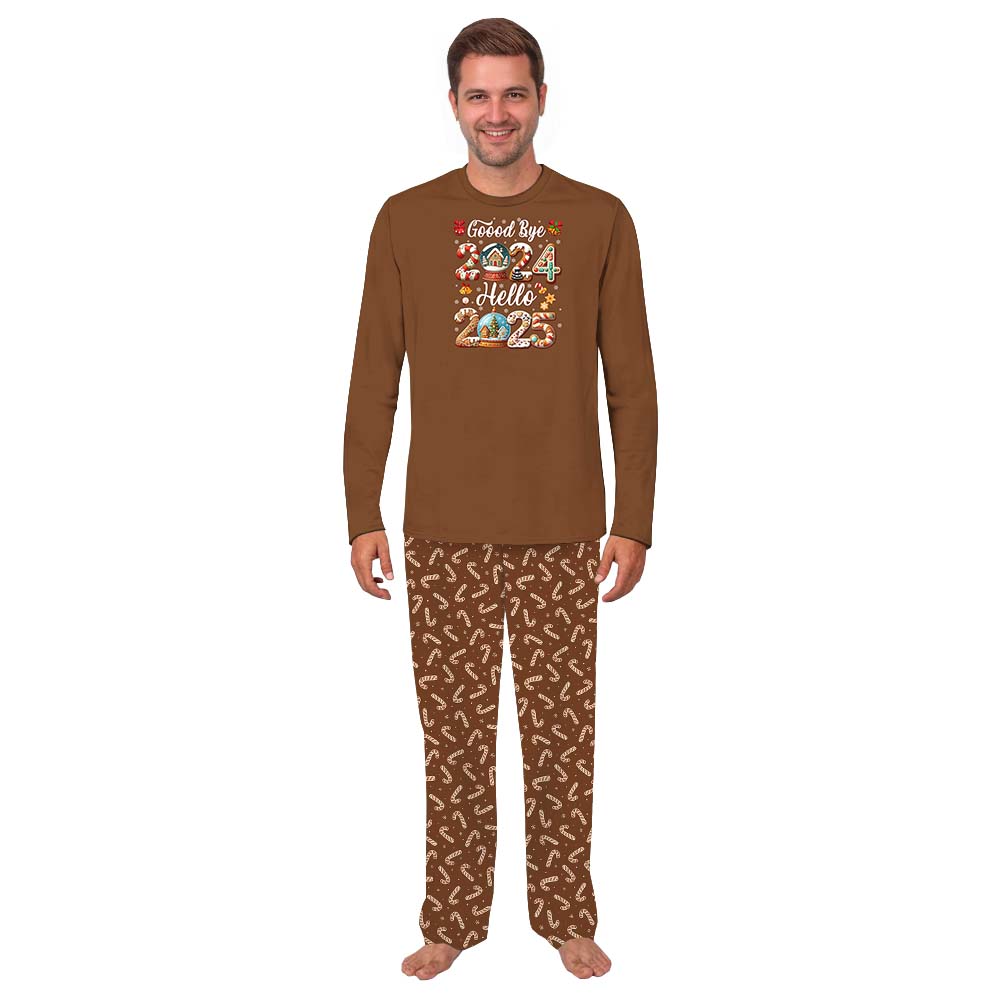 Goodbye 2024 Hello 2025 Christmas Pajamas For Adults and Kids
