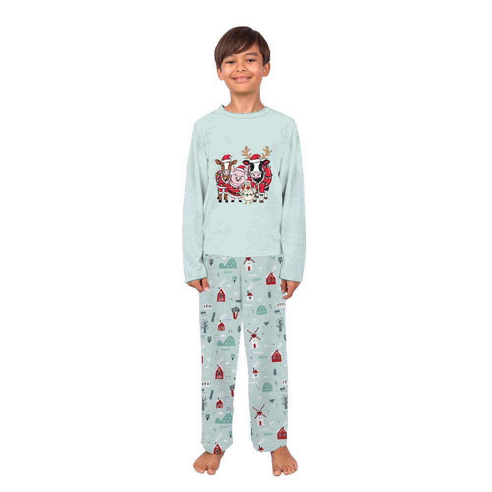Funny Animal Family Dog And Owner Matching Christmas Pajamas Funny Animal Family Dog And Owner Matching Christmas Pajamas