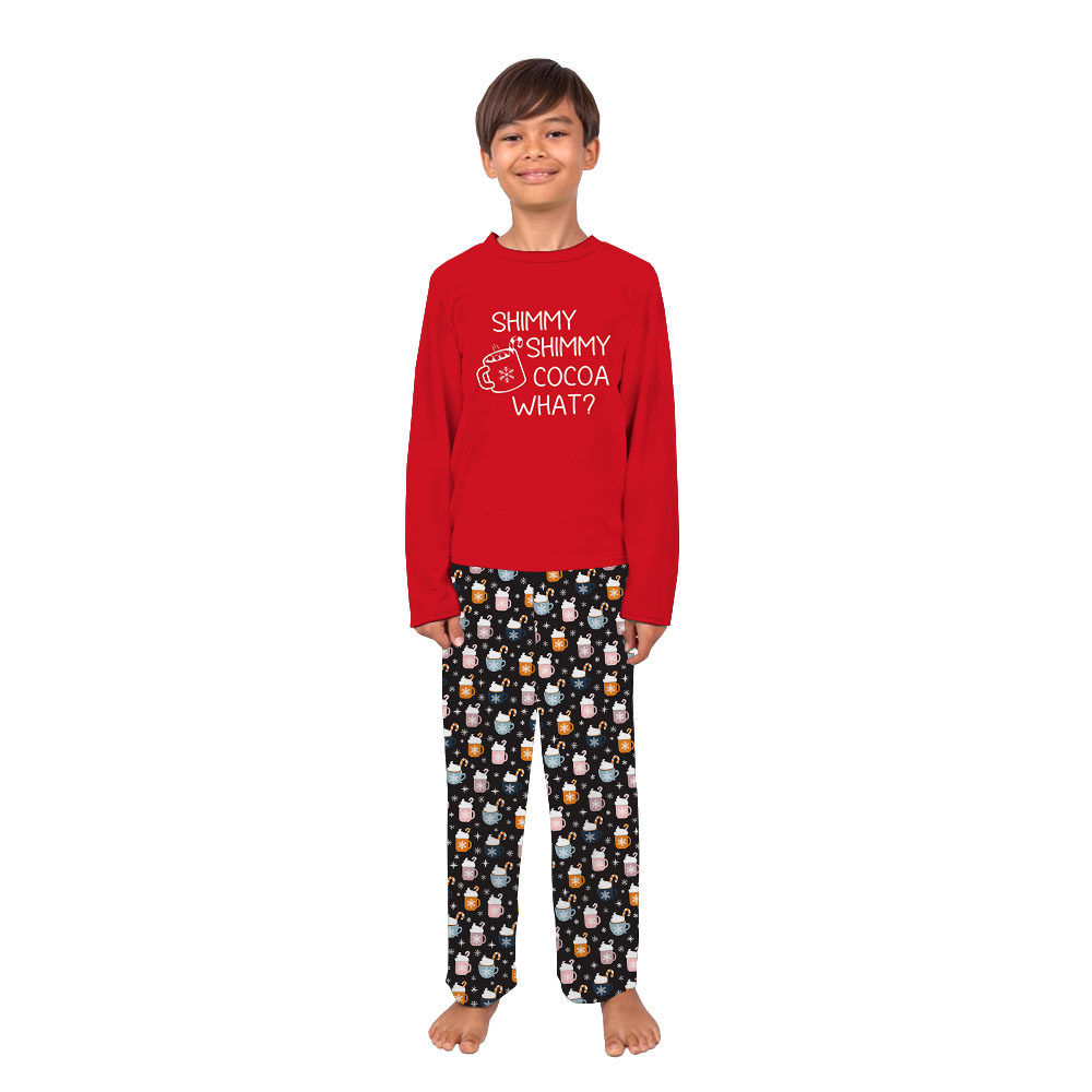 Funny Shimmy Cocoa What Matching Family PJs For Christmas Funny Shimmy Cocoa What Matching Family PJs For Christmas