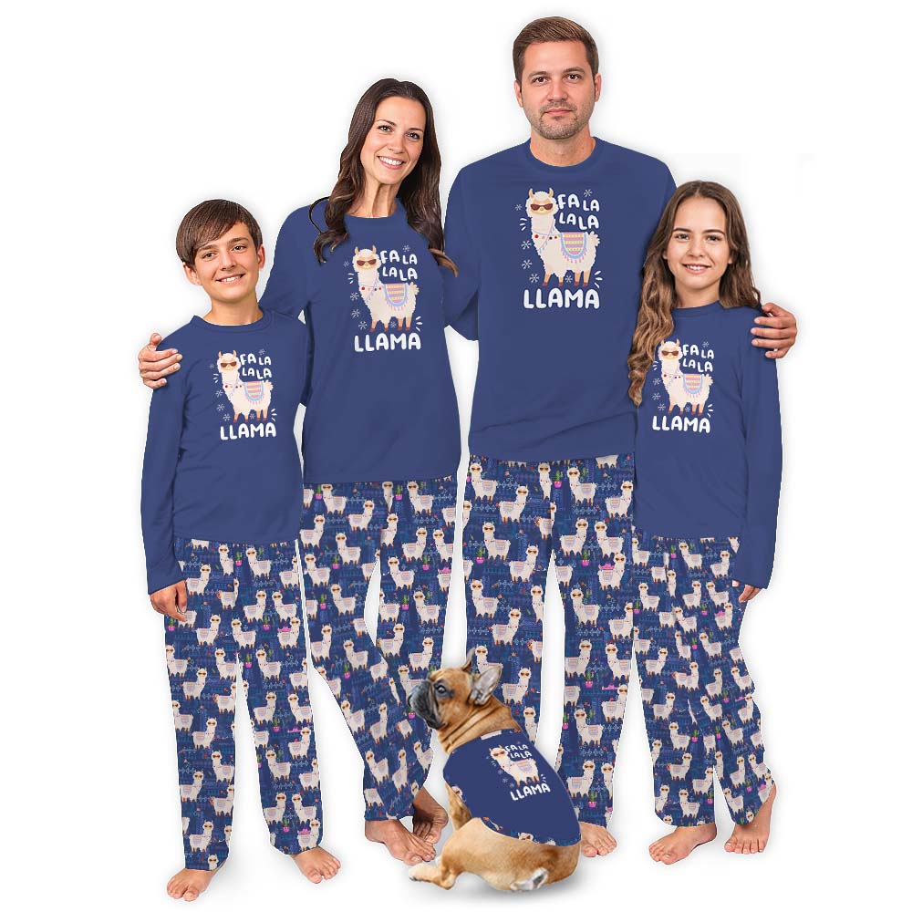 Unique Matching Family Llama Pajamas Including Plus Size
