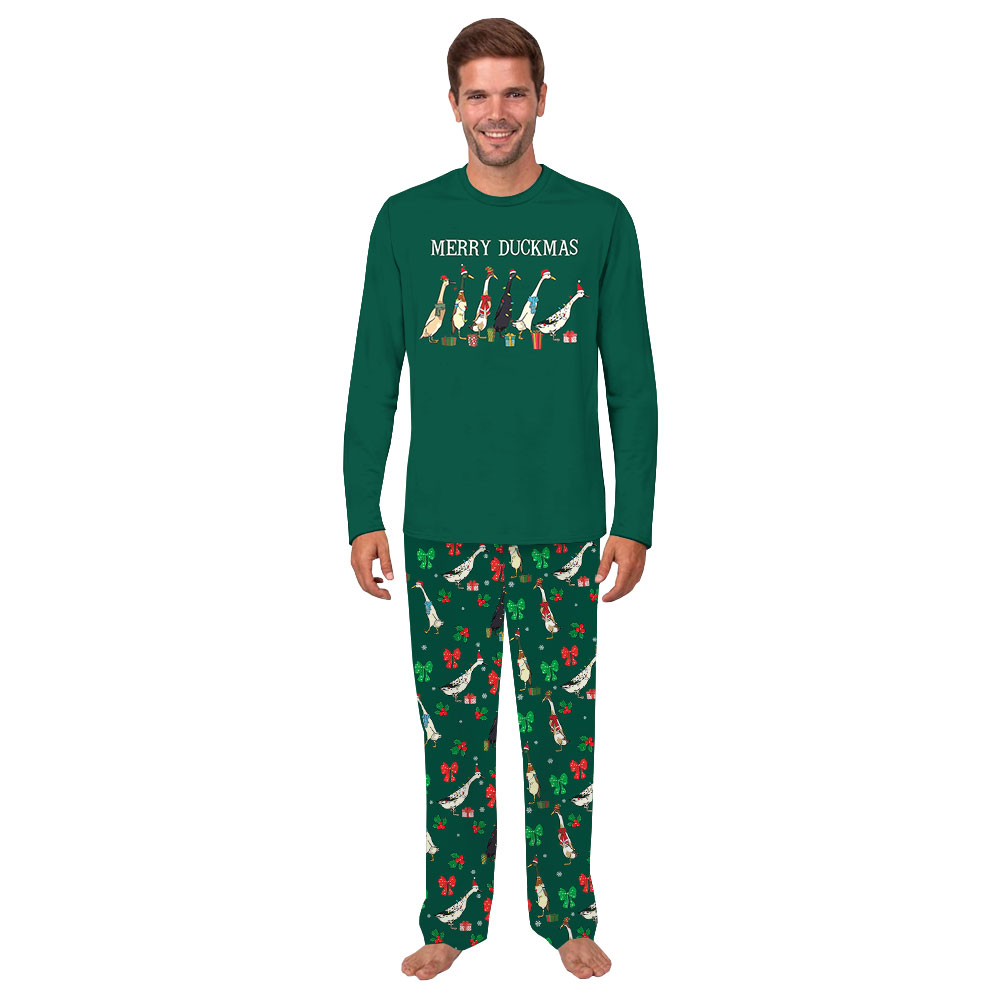 Funny Matching Duck Christmas Pajamas Funny Matching Duck Christmas Pajamas