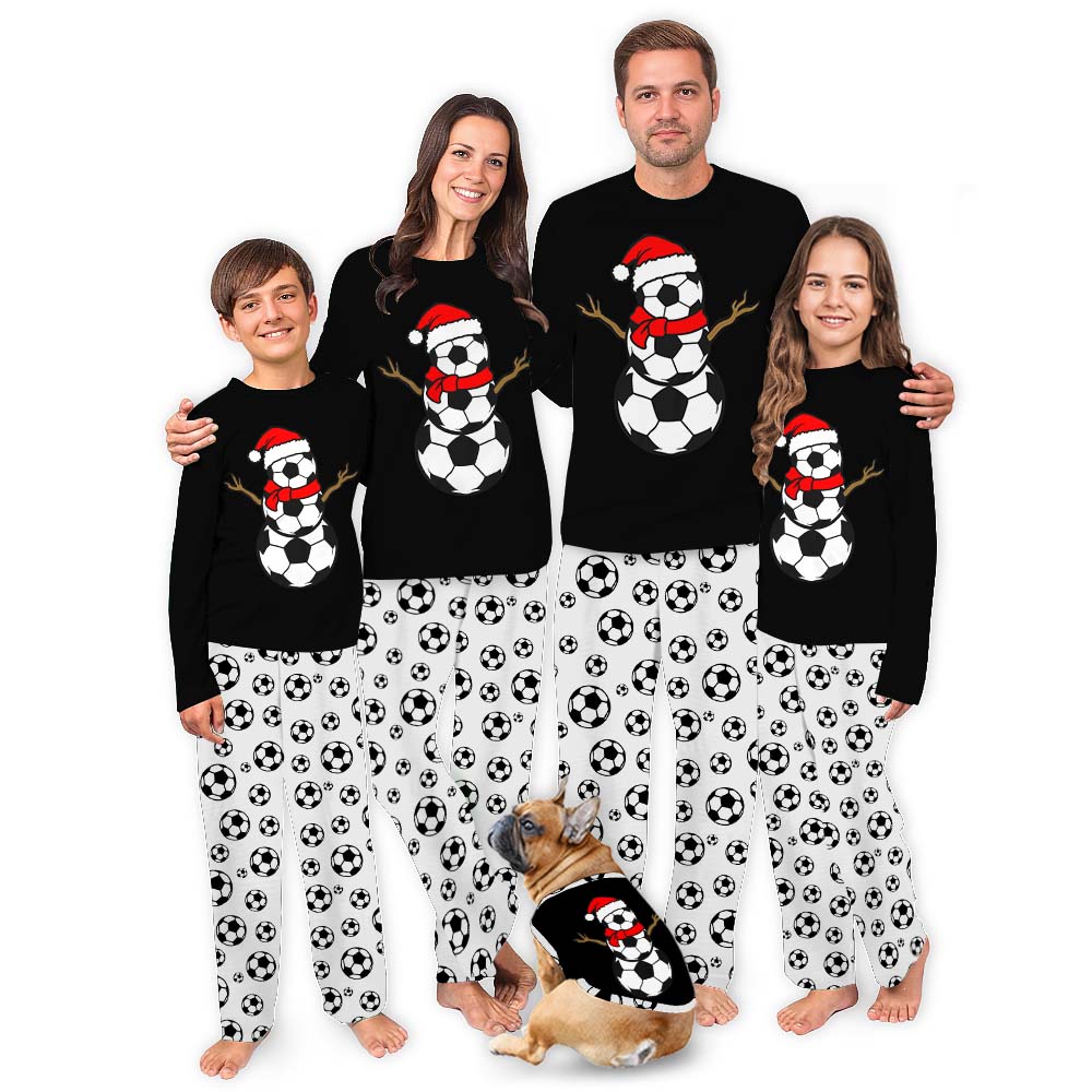 Soccer Ball Pajamas Tops And Pants