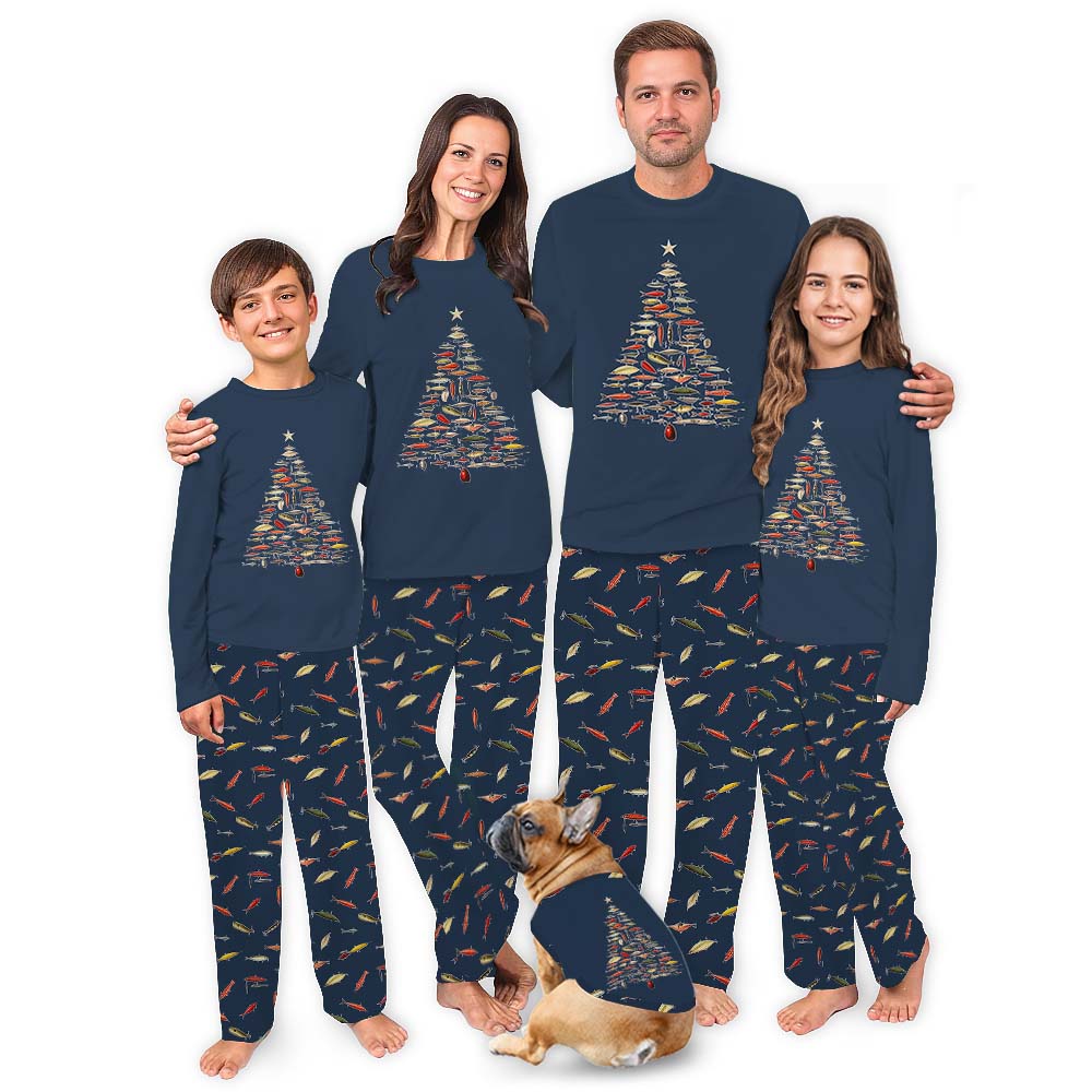 Matching Fish Christmas PJs For Men And Women Matching Fish Christmas PJs For Men And Women
