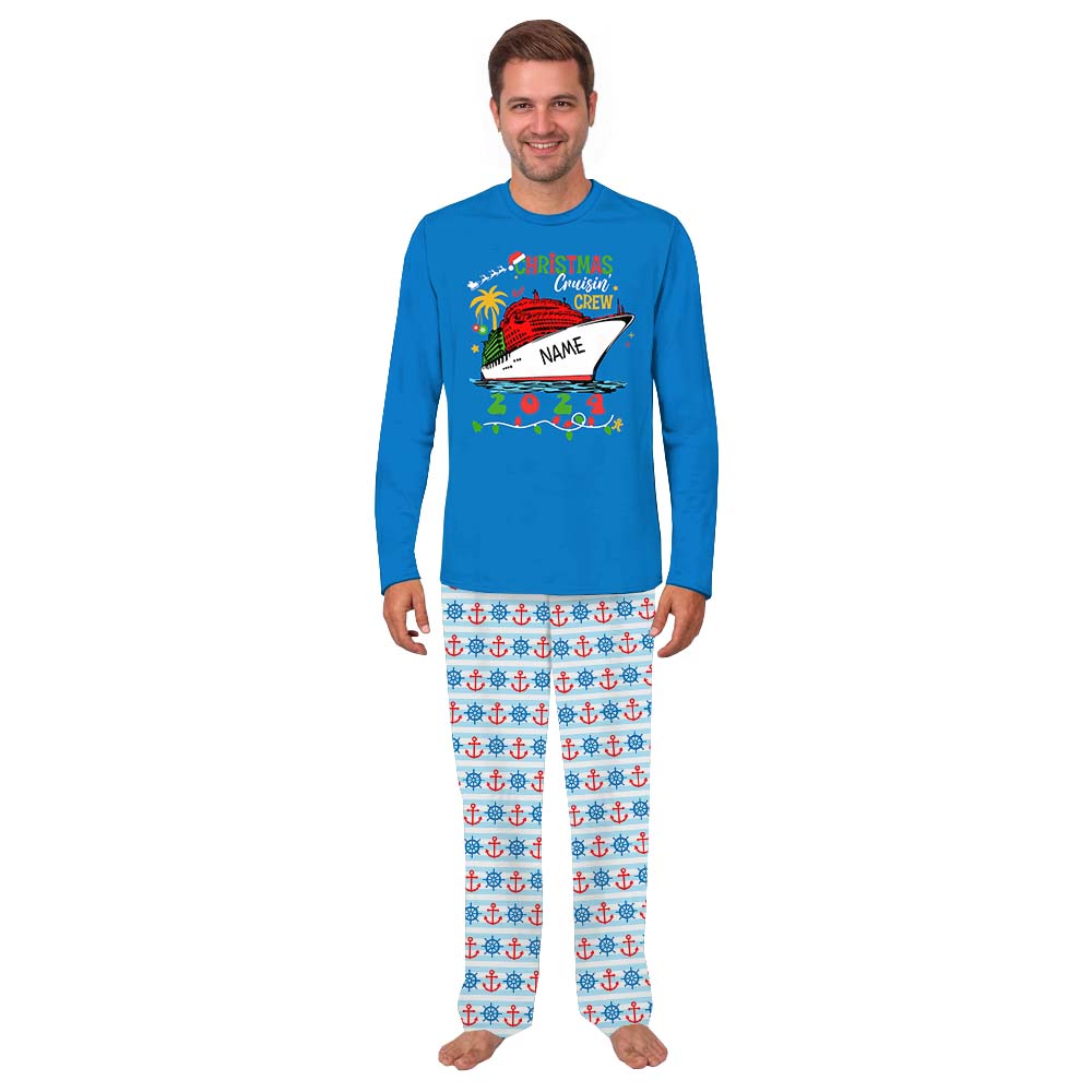 Personalized Name Christmas Cruise Ship Pajamas For Family 2024