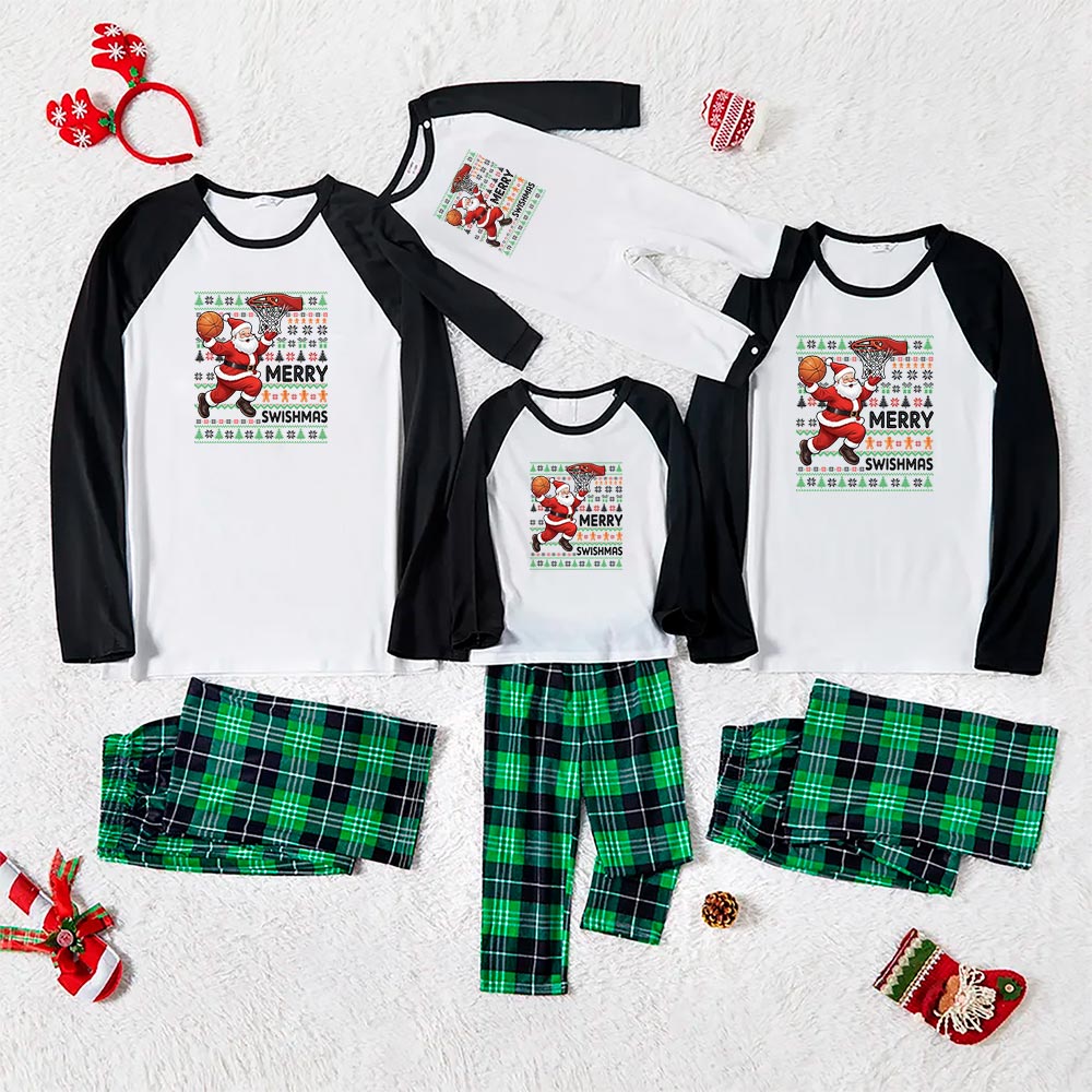 Funny Santa Merry Swichmas Matching Dog And Owner Holiday Pajamas