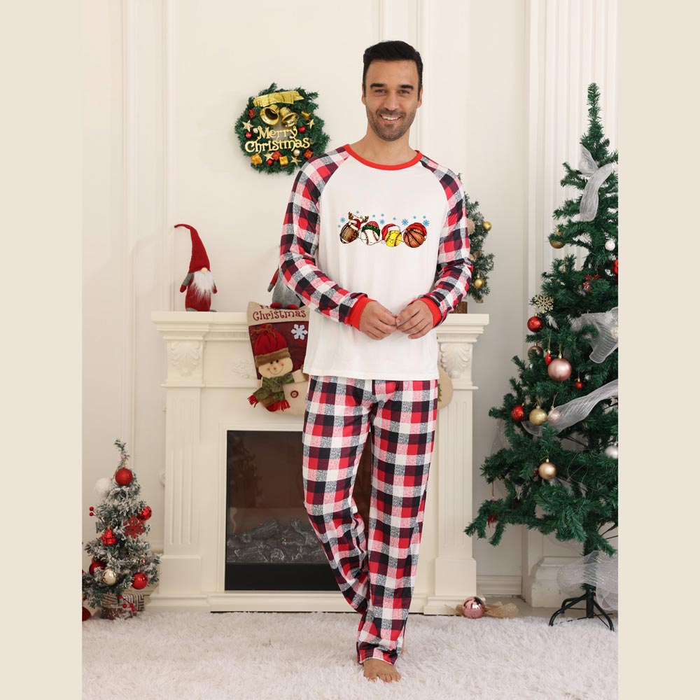 Sport Themed Matching Family Christmas Jammies Sport Themed Matching Family Christmas Jammies