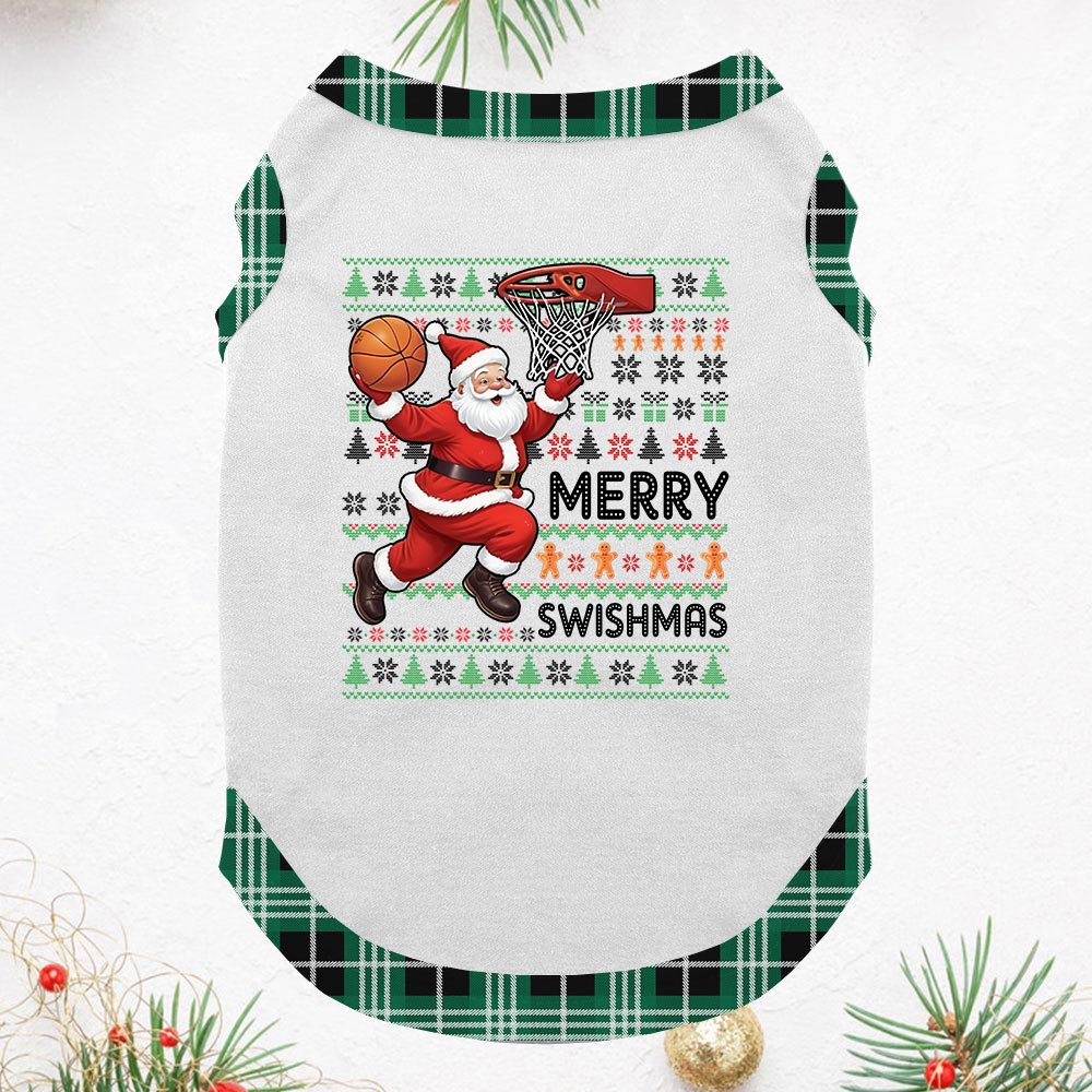 Funny Santa Merry Swichmas Matching Dog And Owner Holiday Pajamas