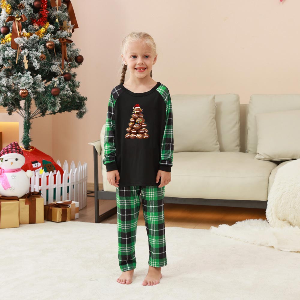 Matching Football Family Dog And Owner Matching Christmas Pajamas Matching Football Family Dog And Owner Matching Christmas Pajamas