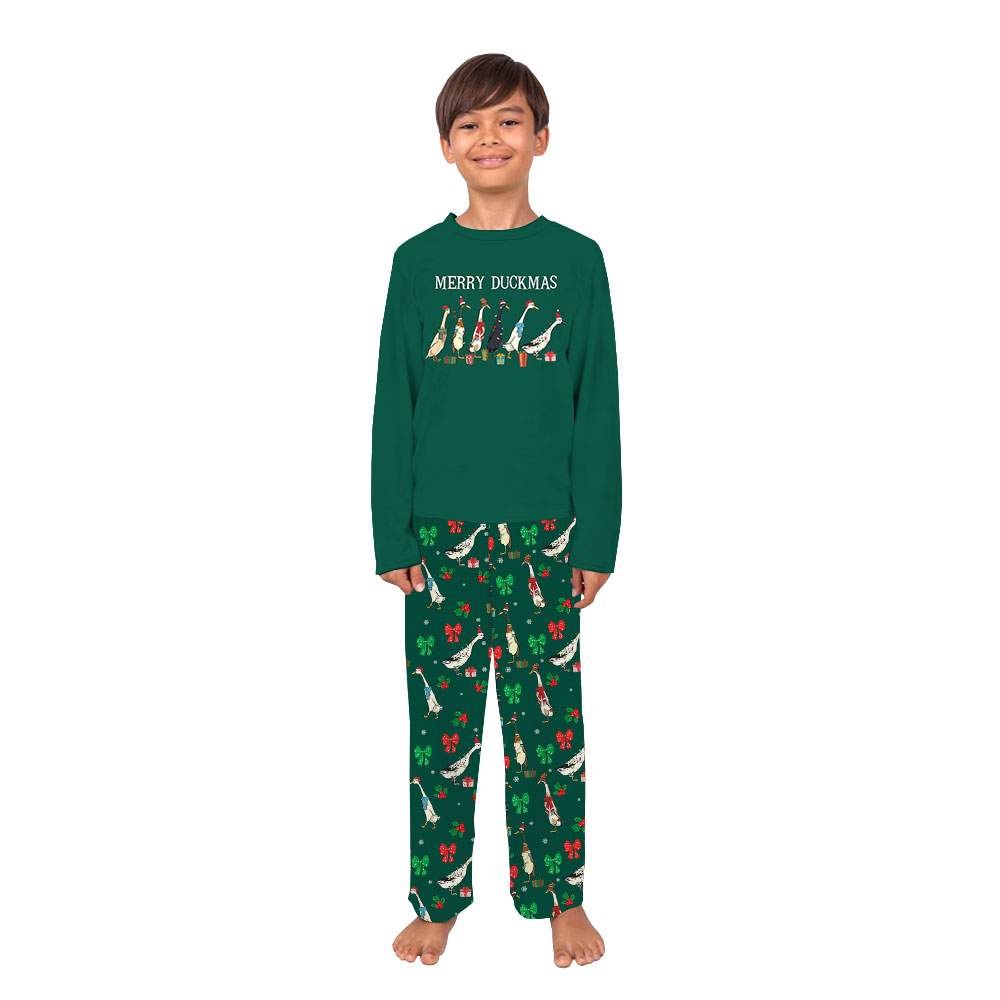 Funny Matching Duck Christmas Pajamas Funny Matching Duck Christmas Pajamas