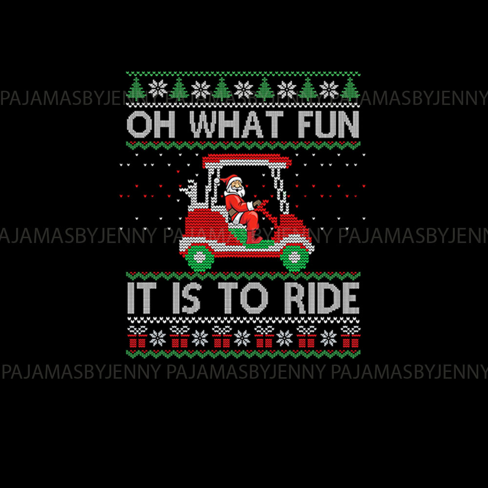 Funny Golf Themed Matching Pajamas Black Funny Golf Themed Matching Pajamas Black
