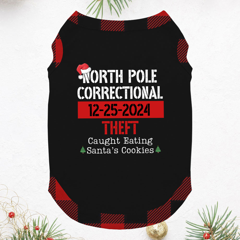 Funny Personalized North Pole Correctional Pajamas For Xmas
