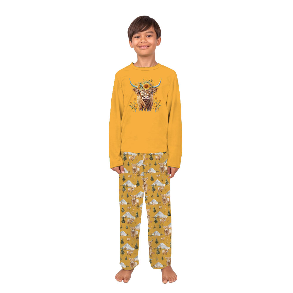 Unique Highland Cow Pajamas For Women And Men Unique Highland Cow Pajamas For Women And Men