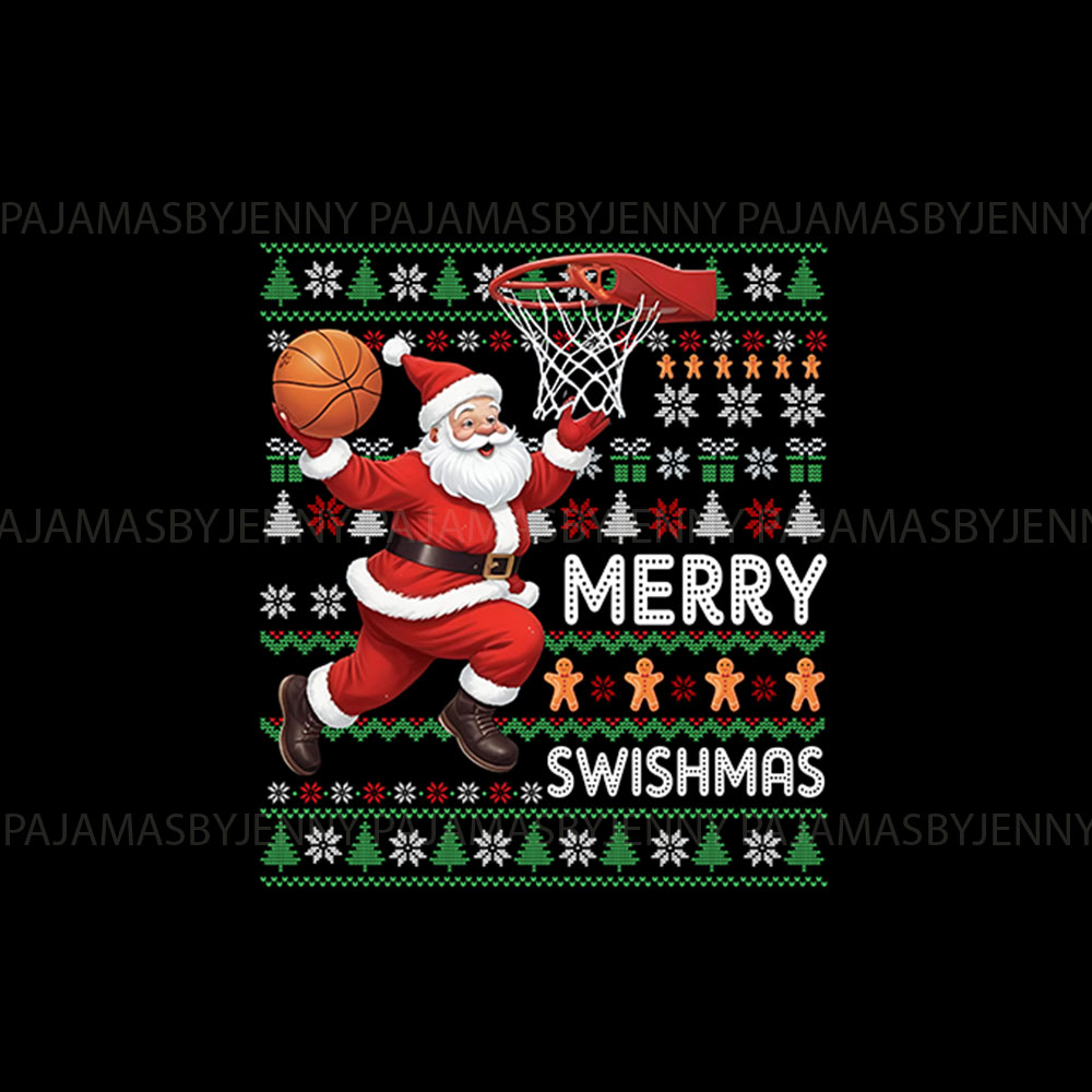 Festive Basketball Pajama Sets For Christmas