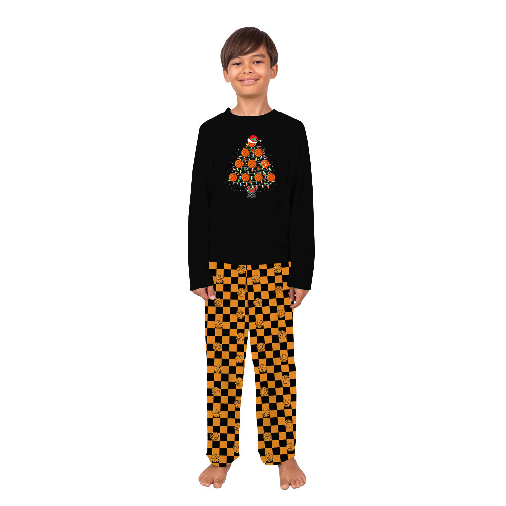 Christmas Basketball Pajamas For Men And Women Christmas Basketball Pajamas For Men And Women