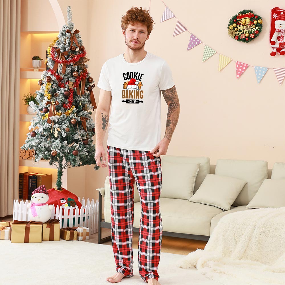 Cookie Baking Crew Matching Dog And Owner Holiday Pajamas Short