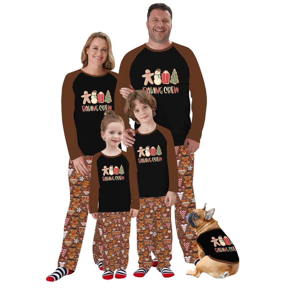 Baking Crew Matching Christmas Pajamas For Family And Dog