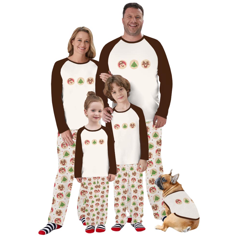 Cute Christmas Cookies Matching Family Pajamas For Christmas