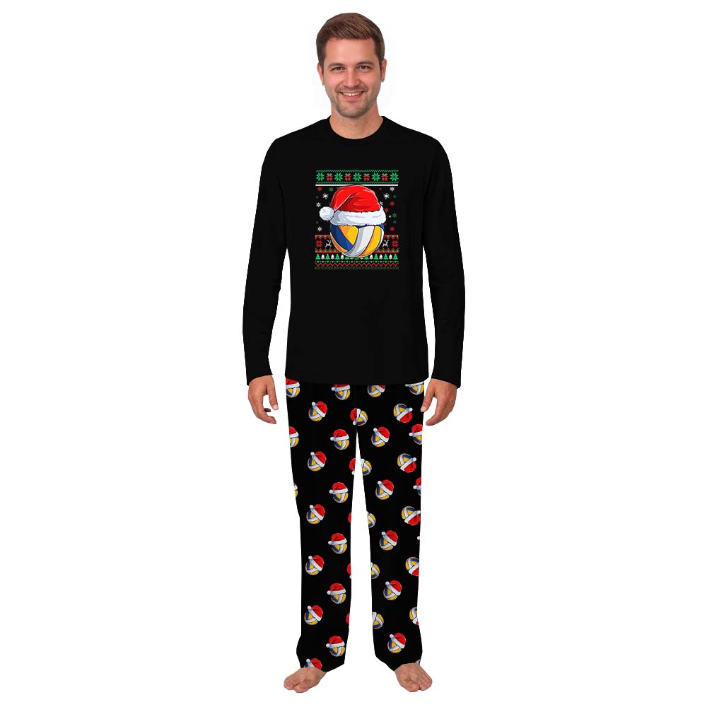 Christmas Themed Volleyball Pajamas For Women And Men Christmas Themed Volleyball Pajamas For Women And Men