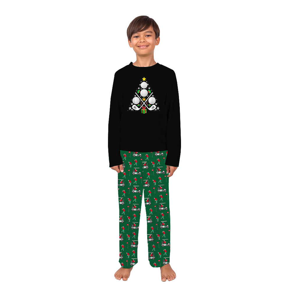 Festive Golf Christmas Pajamas For Men And Women Festive Golf Christmas Pajamas For Men And Women