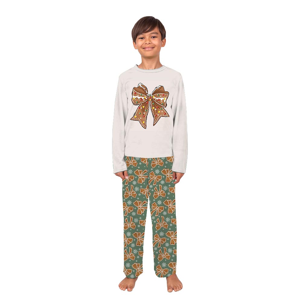 Ribbon Cookie Christmas Matching Pjs For Couples Ribbon Cookie Christmas Matching Pjs For Couples