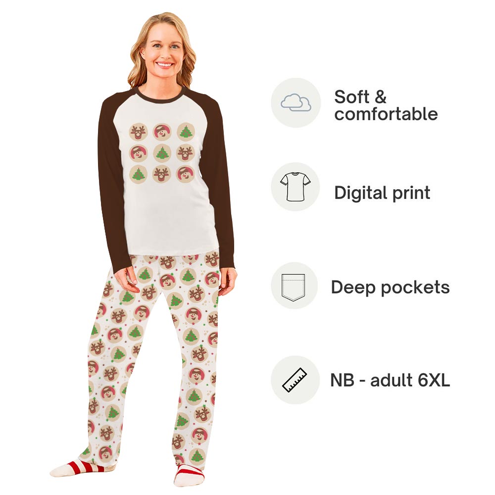 Christmas Cookies Family Holiday Pajamas With Dog Christmas Cookies Family Holiday Pajamas With Dog