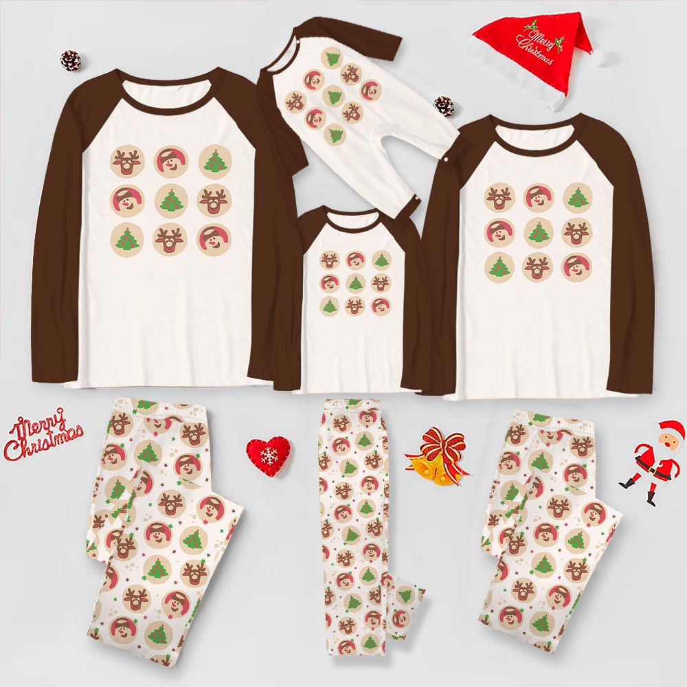 Christmas Cookies Family Holiday Pajamas With Dog Christmas Cookies Family Holiday Pajamas With Dog