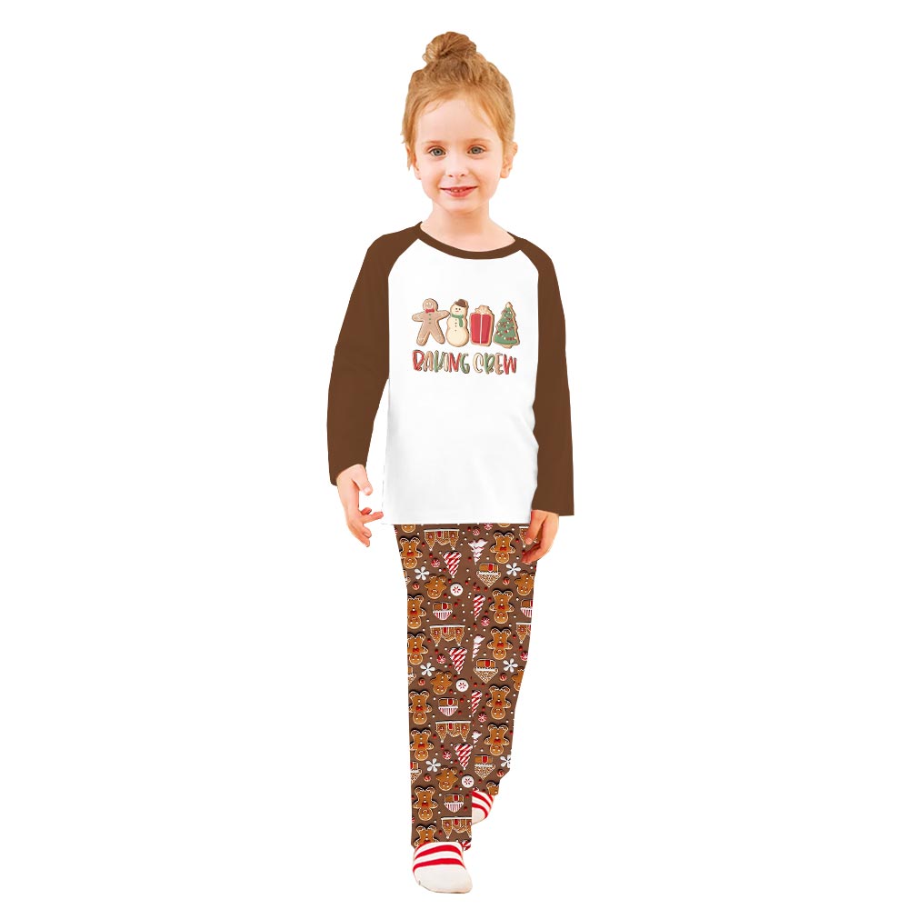 Baking Crew Family Matching Pajamas With Dog Baking Crew Family Matching Pajamas With Dog