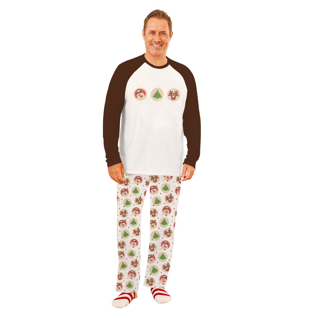 Cute Christmas Cookies Matching Family Pajamas For Christmas