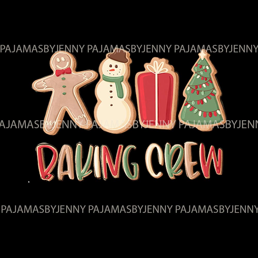Baking Crew Matching Christmas Pajamas For Family And Dog