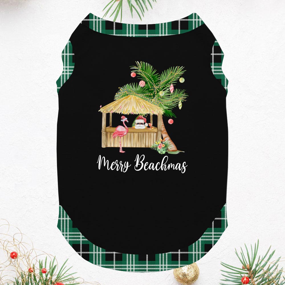Flamingo Merry Beachmas Matching Family Pajamas For Christmas Flamingo Merry Beachmas Matching Family Pajamas For Christmas