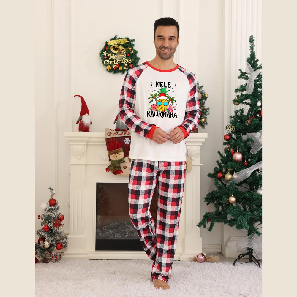 Mele Kalikimaka Matching Christmas Pajamas For Family And Dog Mele Kalikimaka Matching Christmas Pajamas For Family And Dog