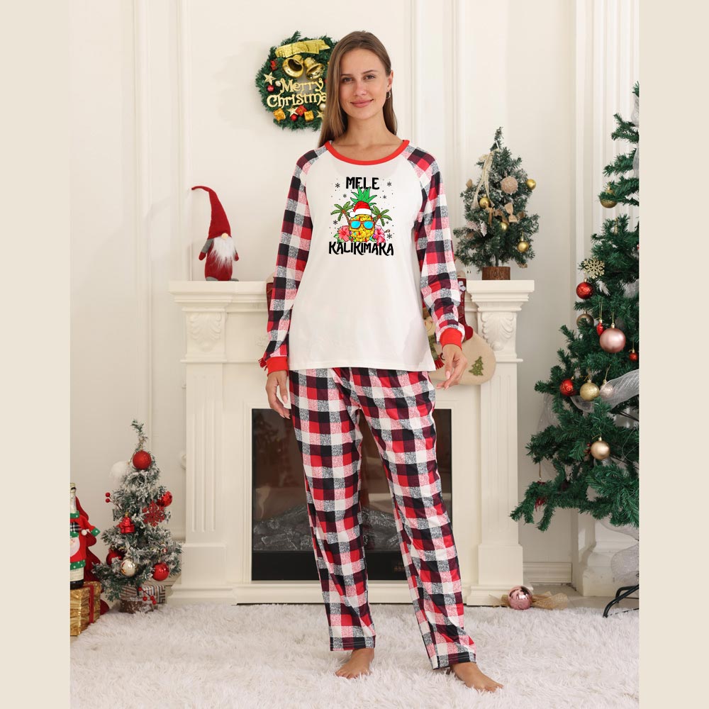 Mele Kalikimaka Matching Christmas Pajamas For Family And Dog Mele Kalikimaka Matching Christmas Pajamas For Family And Dog