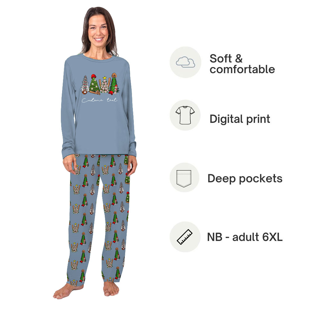 Family Christmas Baseball Pajamas For Adult And Youth Family Christmas Baseball Pajamas For Adult And Youth