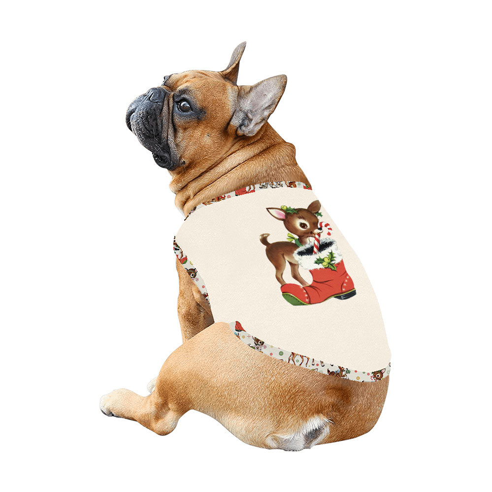 Matching Vintage Christmas Pajamas With Reindeer Matching Vintage Christmas Pajamas With Reindeer