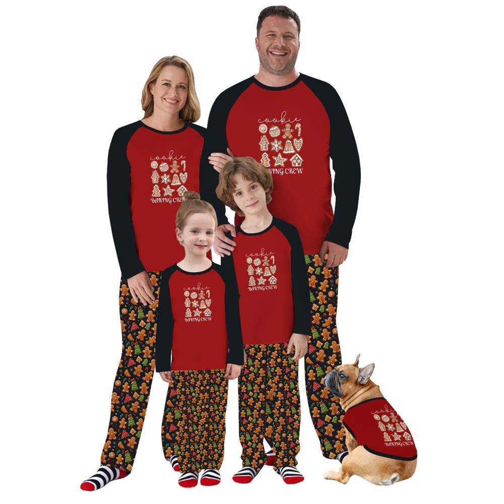 Cooking Baking Crew Christmas Pajamas For Family And Pets Cooking Baking Crew Christmas Pajamas For Family And Pets