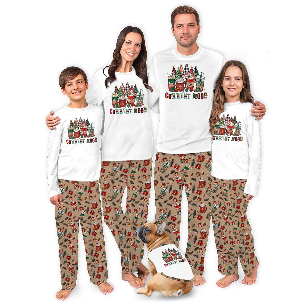 Christmas Hot Chocolate Family Pajamas Tops And Bottoms Christmas Hot Chocolate Family Pajamas Tops And Bottoms