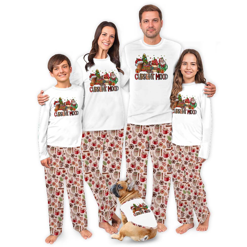 Sweet Hot Cocoa Family Pajamas For Christmas Sweet Hot Cocoa Family Pajamas For Christmas