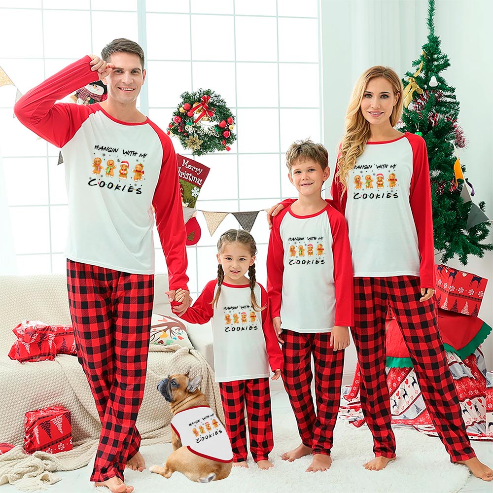 Gingerbread Matching Holiday Pajamas Sayings Hangin With My Cookies Gingerbread Matching Holiday Pajamas Sayings Hangin With My Cookies